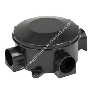 Коробка распаячная 3-х рожковая ЧЕРНАЯ 040-040 VKL electric 1