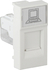 Розетка модульная комп.RJ45 45х22,5 белая (АДЛ13-902) Рувинил 1