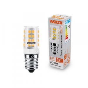 Лампа LED 5W/4000K/E14/460Lm для холодильника WOLTA (10/100) 1