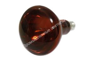 Лампа ИКЗК 220В/250W Е27 красная (15) 1