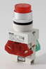 Выкл кнопочный ВК22-ABLFP-RED (красный) DEKraft 25020 (10/160)