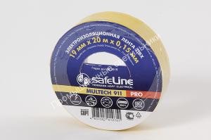 Изолента SafeLine 19/20 (желтая) 85г. (10/200) 1