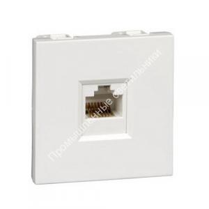 Розетка модульная W45 компьютерная K5E белая 45х45 Systeme Electric 1